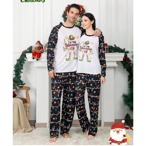 Mens XXL Christmas Graphic T-Shirt "Im The Sarcastic Elf" White & Multicolor - Picture 5 of 5